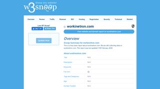 
                            1. Workinetron - Workinetron.com