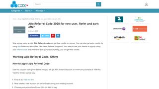 
                            5. Working Ajio Referral Code, New code February 2019 | Refer and ...