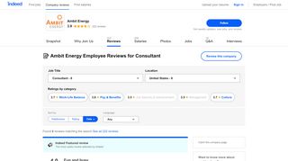 
                            10. Working as a Consultant at Ambit Energy: Employee Reviews | Indeed ...