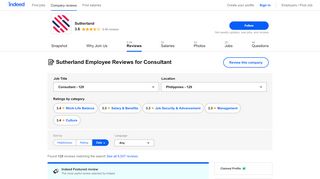 
                            11. Working as a Consultant at Sutherland: Employee Reviews about ...
