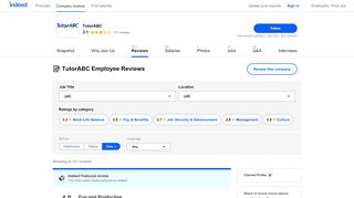 
                            7. Working as a Consultant at TutorABC: Employee Reviews | Indeed.com