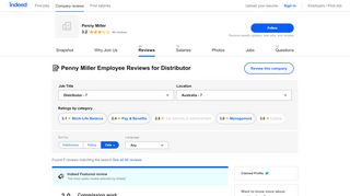 
                            6. Working as a Distributor at Penny Miller: Employee Reviews | Indeed ...