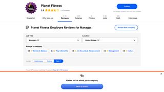 
                            10. Working as a Manager at Planet Fitness: Employee Reviews about ...