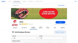 
                            12. Working as a Promoter at Airtel: Employee Reviews | Indeed.co.in