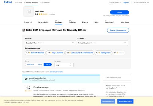 
                            6. Working as a Security Officer at Mitie TSM: Employee Reviews ...