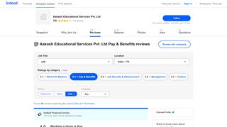 
                            9. Working at Aakash Educational Services Pvt. Ltd: Employee Reviews ...