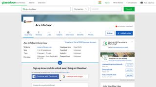 
                            11. Working at Ace InfoBanc | Glassdoor.co.in