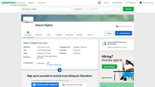 
                            7. Working at Adacts Digital | Glassdoor.co.in