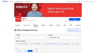 
                            6. Working at Adecco: 8,279 Reviews | Indeed.com