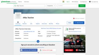 
                            12. Working at -Aflac Tourism | Glassdoor.co.in