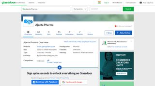 
                            5. Working at Ajanta Pharma | Glassdoor.co.in