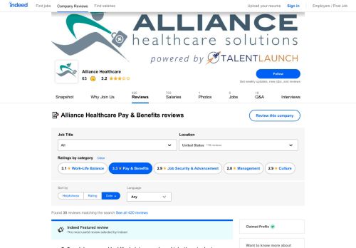 
                            10. Working at Alliance Healthcare: Employee Reviews about Pay ...