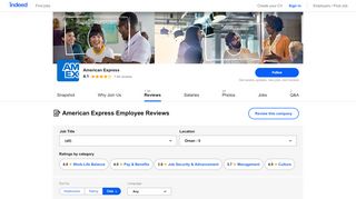 
                            11. Working at American Express: Employee Reviews | Indeed.com