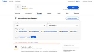 
                            6. Working at Amrod: Employee Reviews | Indeed.co.za