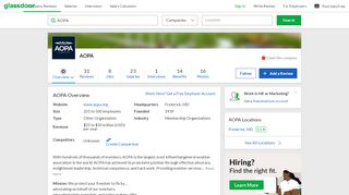 
                            5. Working at AOPA | Glassdoor