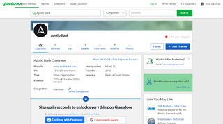 
                            7. Working at Apollo Bank | Glassdoor