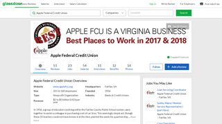 
                            8. Working at Apple Federal Credit Union | Glassdoor
