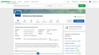 
                            12. Working at AQ Services International | Glassdoor