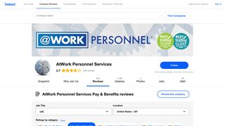 
                            9. Working at AtWork Personnel Services: 66 Reviews about Pay ...