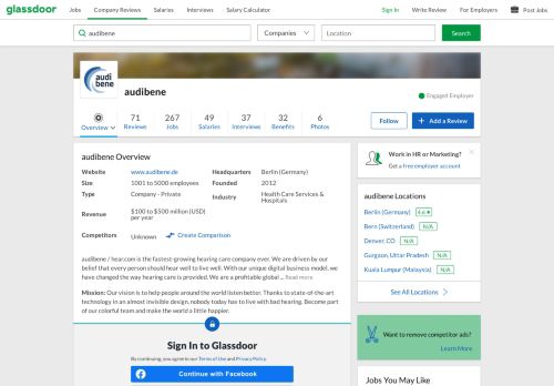 
                            11. Working at audibene | Glassdoor