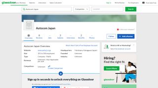 
                            13. Working at Autocom Japan | Glassdoor