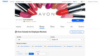 
                            12. Working at Avon Canada Inc in Pointe-Claire, QC: Employee Reviews ...