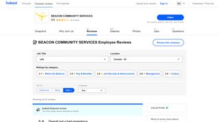 
                            11. Working at BEACON COMMUNITY SERVICES: Employee Reviews ...