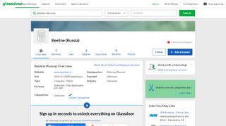 
                            8. Working at Beeline (Russia) | Glassdoor