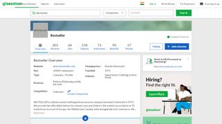 
                            11. Working at Bestseller | Glassdoor.co.in