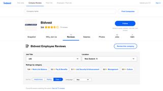 
                            2. Working at Bidvest: Employee Reviews | Indeed.com