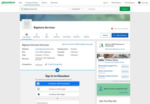 
                            11. Working at Bigshare Services | Glassdoor.co.in