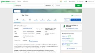 
                            10. Working at Blue Prism | Glassdoor.co.in