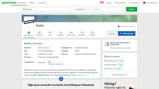 
                            9. Working at Brainly | Glassdoor.ca