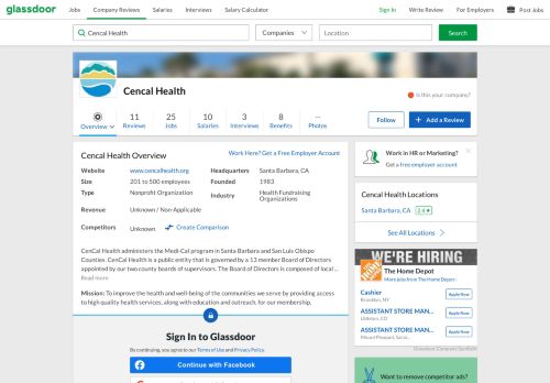 
                            3. Working at Cencal Health | Glassdoor