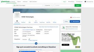 
                            9. Working at CEWA Technologies | Glassdoor