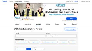 
                            11. Working at Clarkson Evans: 75 Reviews | Indeed.co.uk