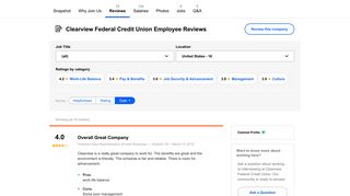 
                            12. Working at Clearview Federal Credit Union: Employee Reviews ...