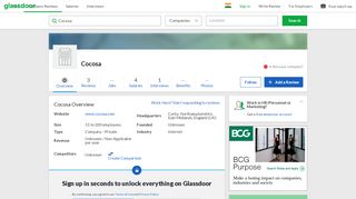 
                            6. Working at Cocosa | Glassdoor.co.in