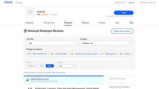 
                            6. Working at Daraz.pk: Employee Reviews | Indeed.com.pk