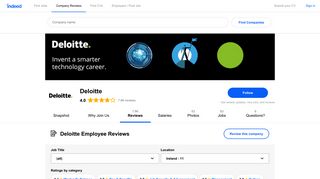 
                            6. Working at Deloitte: Employee Reviews | Indeed.com
