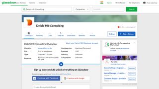 
                            8. Working at Delphi HR-Consulting | Glassdoor.co.in