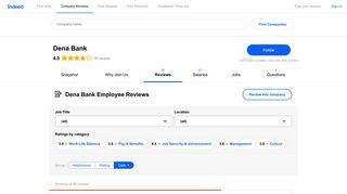 
                            7. Working at Dena Bank: 50 Reviews | Indeed.co.in