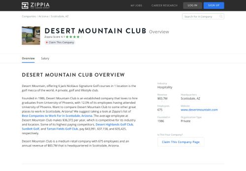 
                            12. Working At Desert Mountain Club - Zippia