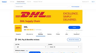 
                            12. Working at DHL: Employee Reviews about Pay & Benefits | Indeed.com