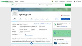 
                            13. Working at Digital Playground | Glassdoor.co.in