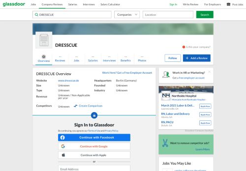 
                            10. Working at DRESSCUE | Glassdoor