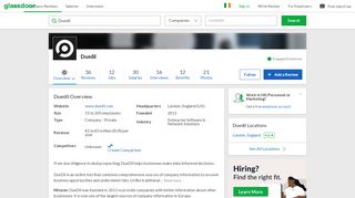
                            9. Working at Duedil | Glassdoor.ie