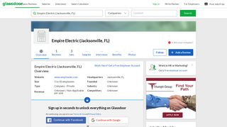 
                            12. Working at Empire Electric (Jacksonville, FL) | Glassdoor