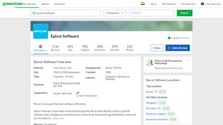 
                            8. Working at Epicor Software | Glassdoor.co.in