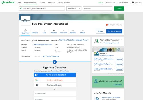 
                            7. Working at Euro Pool System International | Glassdoor